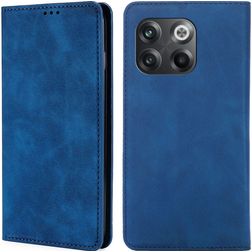 Mobigear Retro Slim OnePlus 10T Hülle Klapphülle Geldbörse - Blau