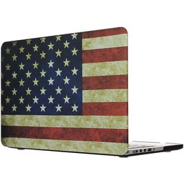 Mobigear Design MacBook Pro 13 Zoll (2012-2015) Hardcase Hülle MacBook Case - US Flag - Model A1425 / A1502