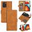 Mobigear Slim Magnet POCO X3 GT Hülle Klapphülle Geldbörse - Cognac