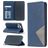 Mobigear Rhombus Slim iPhone 12 Hülle Klapphülle - Blau