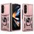 Mobigear Armor Ring Cam Slide Samsung Galaxy Z Fold 8 Ultra Hülle Hardcase Backcover Stoßfest mit Ringhalter und Kamera Slider - Roségold