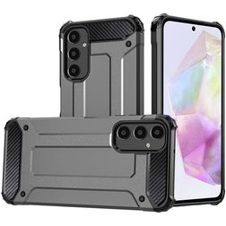 Mobigear Outdoor Samsung Galaxy A16 Hülle Hardcase Backcover Stoßfest - Grau
