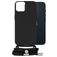 Mobilize Lanyard Gelly iPhone 14 Flexibles TPU Handykette - Schwarz