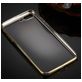 Mobigear Royal iPhone 8 Plus Hülle Flexibles TPU Backcover - Transparent / Gold