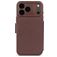 Decoded Detachable Wallet iPhone 17 Pro Max MagSafe Hülle Echtes Leder Abnehmbare 2in1 Klapphülle Geldbörse - Chocolate Brown