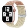 Mobigear Braided Dual Nylon Apple Watch Armband Klappschließe - 49/46/45/44 mm - Pink / Polarstern