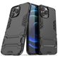 Mobigear Armor Stand iPhone 13 Pro Max Hülle Hardcase Backcover Stoßfest mit Ständer - Schwarz