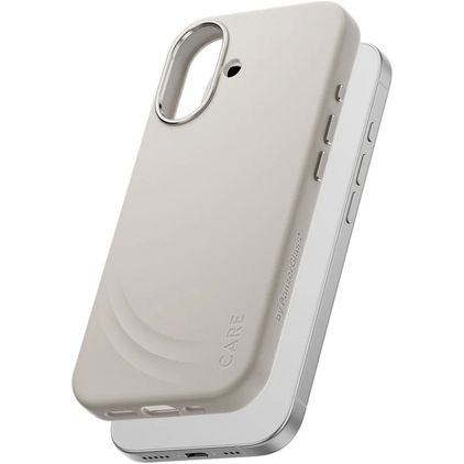 CARE by PanzerGlass Feature FLOW iPhone 17 Silikon MagSafe Backcover Shockproof - Vanilla