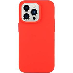 Mobigear Colors iPhone 14 Pro Hülle Flexibles TPU Backcover - Rot