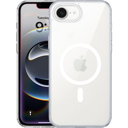 Valenta Back Cover Durchsichtig iPhone 16e MagSafe Hülle Hardcase Backcover - Transparent