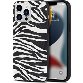 Mobigear Safari iPhone 14 Plus Hülle Flexibles TPU Backcover - Zebra