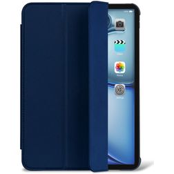 Decoded Textured Slim iPad Air 5 (2022) Hülle Flexibles Silikon Klapphülle - Navy Peony