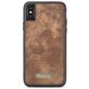 Caseme 008 iPhone XS Hülle Abnehmbare 2in1 Klapphülle Geldbörse - Braun