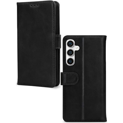 Mobilize Premium Gelly Wallet Samsung Galaxy S23 FE Hülle Klapphülle Geldbörse - Schwarz