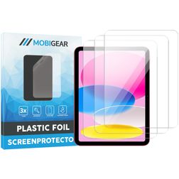 Mobigear iPad 10 (2022) Displayschutz Schutzfolie - Hüllenfreundlich (3er Pack)