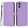 Mobigear Urban Wallet iPhone 16 Plus Hülle Klapphülle Geldbörse - Lila