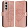 Mobigear Butterfly Samsung Galaxy Z Fold 6 Hülle Klapphülle Geldbörse - Roségold