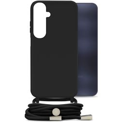 Mobilize Lanyard Gelly Samsung Galaxy A25 Flexibles TPU Handykette - Schwarz