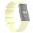 Mobigear Cross Silikon Fitbit Charge 3 Armband Dornschließe - Gelb