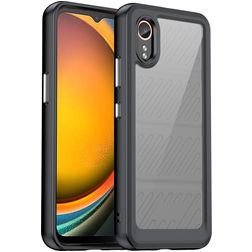 Mobigear Crystal Samsung Galaxy Xcover 7 Hülle Hardcase Backcover - Schwarz
