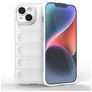 Mobigear Bumpy iPhone 15 Hülle Flexibles TPU Backcover - Weiß