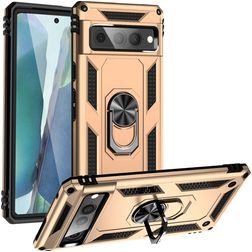 Mobigear Armor Ring Google Pixel 7 Pro Hülle Hardcase Backcover Stoßfest mit Ringhalter - Gold