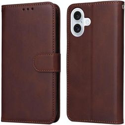 Mobigear Wallet iPhone 17 Hülle Klapphülle Geldbörse - Braun