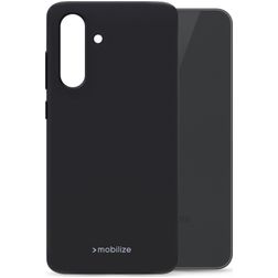 Mobilize Rubber Gelly Samsung Galaxy A37 Hülle Flexibles TPU Backcover - Schwarz
