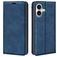 Mobigear Retro Slim iPhone 17 Klapphülle Portemonnaie - Dunkelblau