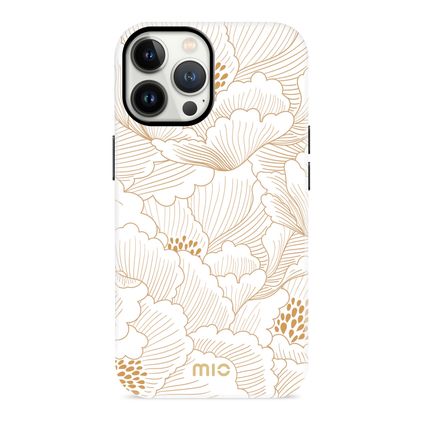 MIO iPhone 13 Pro MagSafe Hardcase Backcover - White Roses