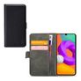 Mobilize Classic Gelly Wallet Samsung Galaxy M22 Hülle Klapphülle Geldbörse - Schwarz