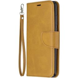 Mobigear Excellent Xiaomi Redmi Note 8 Pro Hülle Klapphülle Geldbörse - Cognac