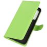 Mobigear Classic HTC Desire 20 Pro Hülle Klapphülle Geldbörse - Grün