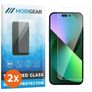 Mobigear iPhone 14 Plus Panzerglas Gehärtetes Glas Displayschutz - Hüllenfreundlich (2er Pack)