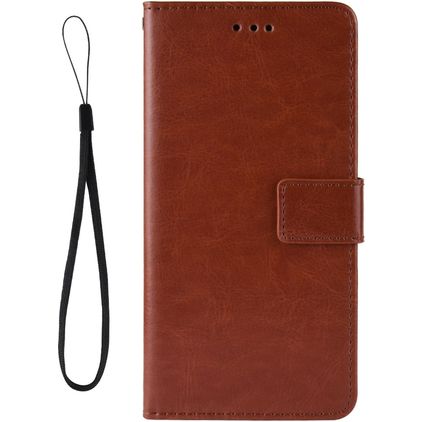 Mobigear Wallet Vivo V21 Hülle Klapphülle Geldbörse - Braun