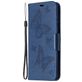 Mobigear Butterfly Samsung Galaxy S20 FE Hülle Klapphülle Geldbörse - Blau