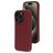 Mobiparts iPhone 15 Pro Silikon Hülle Backcover - Plum Red