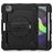 Mobigear SureGrip Xtreme iPad Air 4 (2020) Hülle Kunststoff / Silikon Backcover + Stylus-Halter + Schultergurt + Ständer - Schwarz