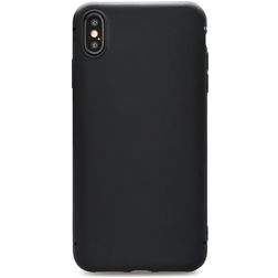 Xccess Invisible Thin iPhone XS Max Hülle Flexibles TPU Extra Dünn Backcover - Schwarz