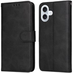 Mobigear Wallet iPhone 17 Klapphülle Portemonnaie - Schwarz