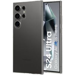 Mobiparts Classic Durchsichtig Samsung Galaxy S24 Ultra Hülle Flexibles TPU Backcover - Transparent