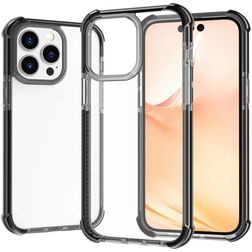 Mobigear Full Bumper iPhone 14 Pro Hülle Hardcase Backcover Stoßfest - Schwarz