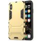 Mobigear Armor Stand iPhone XS Max Hülle Hardcase Backcover Stoßfest mit Ständer - Gold