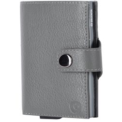 Valenta Card Case Plus Kartenetui - 8 Karten - Grau