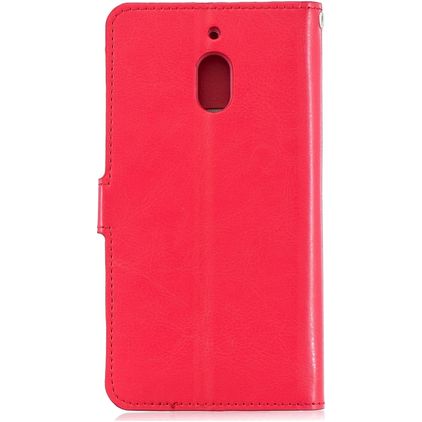 Mobigear Wallet Nokia 2.1 Hülle Klapphülle Geldbörse - Rot