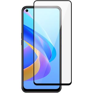 Mobigear Premium OPPO A76 Panzerglas Gehärtetes Glas Displayschutz - Hüllenfreundlich - Schwarz