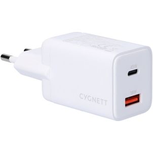 Cygnett Powerplus Dual USB / USB-C Power Delivery 45W - Weiß