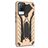 Mobigear Armor Stand Vivo V21 Hülle Hardcase Backcover Stoßfest mit Ständer - Gold