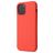 Mobigear Rubber Touch iPhone 12 Mini Silikon Hülle Backcover - Coral