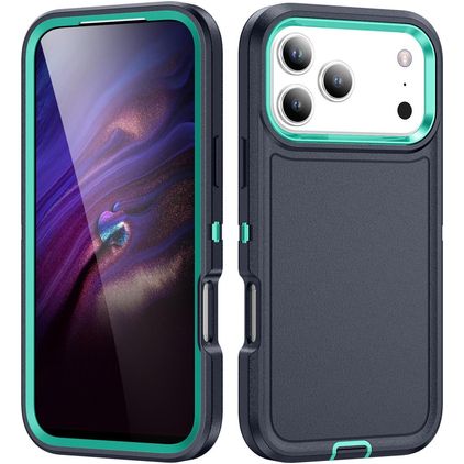 Mobigear Rugged iPhone 18 Pro Hülle Hardcase Backcover Stoßfest - Blau